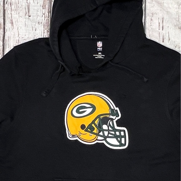 Green Bay Packers NFL Football Hoodie Pullover Jumper Mens Sweatshirt - Picture 2 of 5